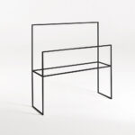 Vannitoa riidepuu BAREL BATH 90 must Esik ja Garderoob Homewell 5