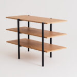 Konsoollaud RAVE BASIC 3F 110 tamm (3395) must Elutoamööbel Homewell 10