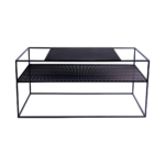 Kohvilaud MATRIX METAL 100X60 must Elutoamööbel Homewell 7