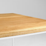 Kohvilaud TENSIO WOOD 140×80 tammespoon valge Elutoamööbel Homewell 9