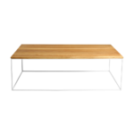 Kohvilaud TENSIO SOLID WOOD 140×80 Tamm Valge Elutoamööbel Homewell 7