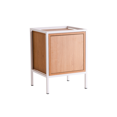 Riiul SKAP 1R1 UKS valge Elutoamööbel