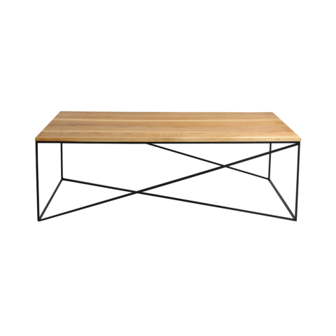 Kohvilaud MEMO WOOD 140 tammevineer must Elutoamööbel
