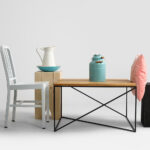 Kohvilaud MEMO WOOD 80 tammespoon must Elutoamööbel Homewell 9