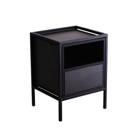 Riiul SKAP MUST 1/1 sahtliga Elutoamööbel