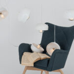 Laelamp POPO FLAT 6 valge Laelambid Homewell 7