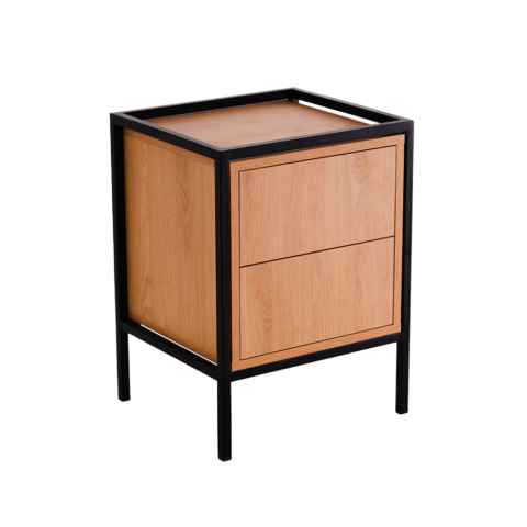 Riiul SKAP 1R1 DRAWER x2 must Elutoamööbel