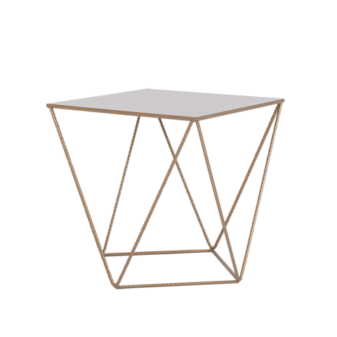 Kohvilaud DARYL METAL 55 kuldne Elutoamööbel