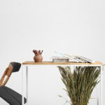 Konsoollaud Credenza JULITA 921F tammevineer valge Elutoamööbel Homewell 8