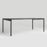 Söögilaud OBROOS METAL 200 must Söögilauad Homewell 8