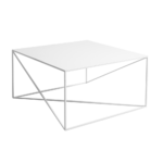 Kohvilaud MEMO METAL 80×80 Valge Elutoamööbel Homewell 7
