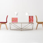 Kohvilaud DARYL METAL 140 kuldne Elutoamööbel Homewell 9