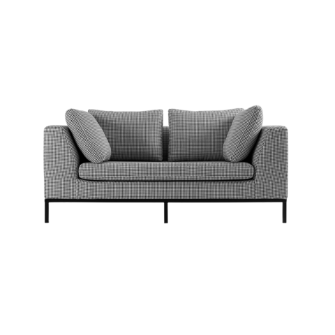 2kohaline diivan AMBIENT tume Pepita (ke700) must Diivanid