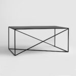 Kohvilaud MEMO METAL 100×60 Must Elutoamööbel Homewell 8