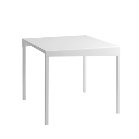 Söögilaud OBROOS METAL 80×80 valge Söögilauad