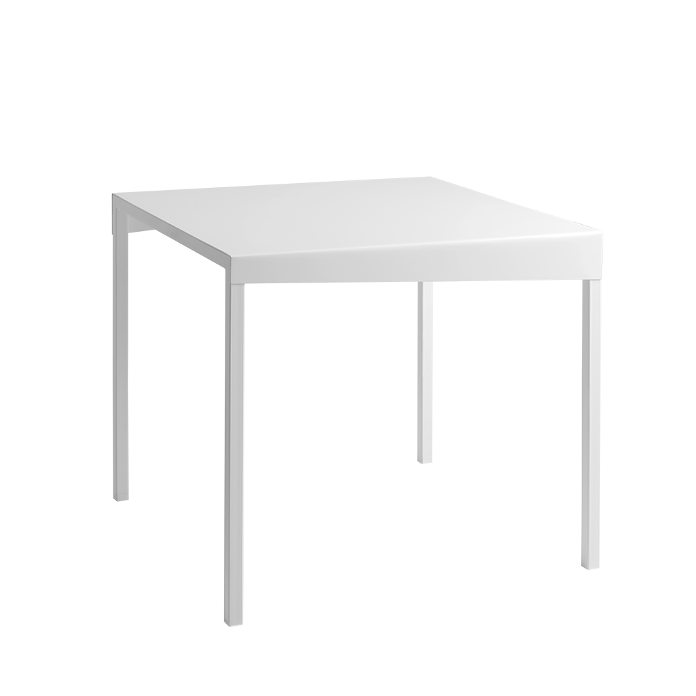 Söögilaud OBROOS METAL 80×80 valge Söögilauad Söögilaud OBROOS METAL 80×80 valge Söögilauad