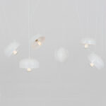 Laelamp POPO FLAT 6 valge Laelambid Homewell 8
