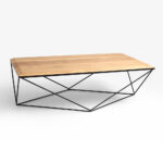 Kohvilaud DARYL SOLID WOOD 140 Tamm Must Elutoamööbel Homewell 8