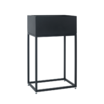 Metallist lillepott FIORINA 50x30x80 must Sisustus Homewell 7