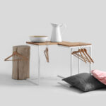 Abilaud LUPE 30 täispuit tamm valge Elutoamööbel Homewell 10