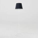 Põrandalamp SHADE LAMP musta varjugaga valge jalaga Põrandalambid Homewell 8