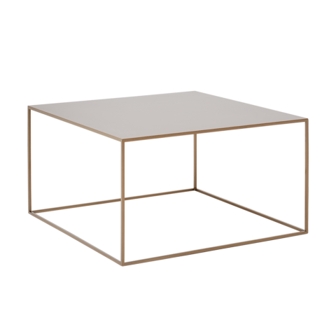 Kohvilaud TENSIO METAL 80 kuldne Elutoamööbel