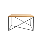 Kohvilaud MEMO SOLID WOOD 100×100 puit must Elutoamööbel Homewell 7