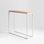 Konsoollaud Credenza JULITA 921F TÄISPUIT tamm valge Elutoamööbel Homewell 10