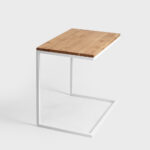 Kohvilaud LUPE 60 täispuit tamm valge Elutoamööbel Homewell 10