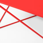 Kohvilaud MEMO METAL 80×80 Punane Elutoamööbel Homewell 9