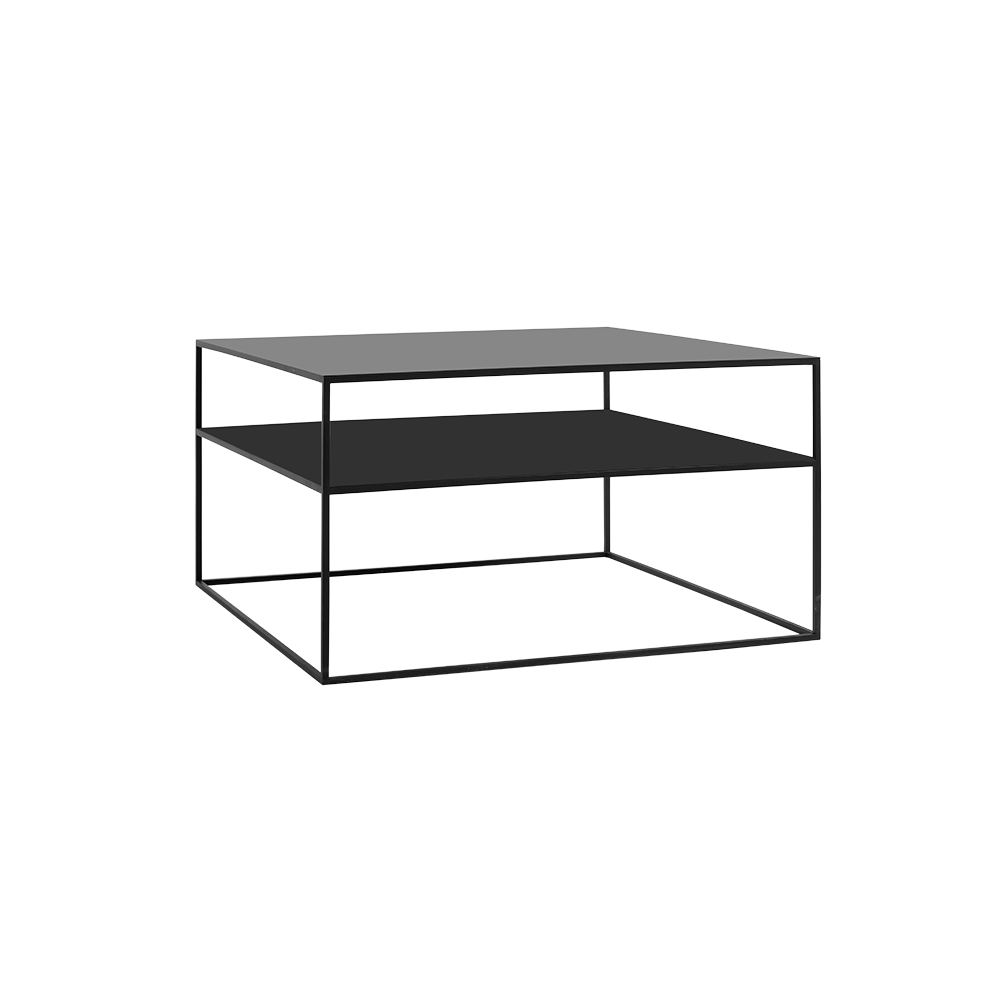 Kohvilaud 2 põrandale TENSIO METAL 80 must Elutoamööbel Kohvilaud 2 põrandale TENSIO METAL 80 must Elutoamööbel