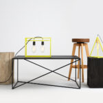 Kohvilaud MEMO METAL 100×60 Must Elutoamööbel Homewell 10