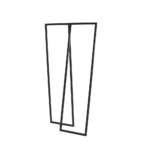 Riidepuu SABU METAL must Esik ja Garderoob Homewell 9