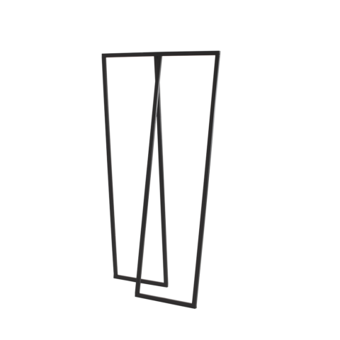 Riidepuu SABU METAL must Esik ja Garderoob