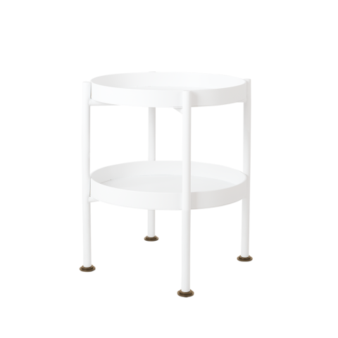 Kohvilaud HANNA METAL 402F valge Elutoamööbel