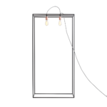 Põrandalamp METRIC Põrandakate M must Põrandalambid Homewell 7