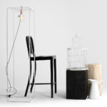 Põrandalamp METRIC Põrandakate S valge Põrandalambid Homewell 10