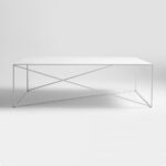 Kohvilaud MEMO METAL 140 Valge Elutoamööbel Homewell 10