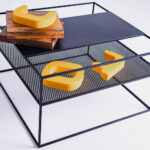 Kohvilaud MATRIX METAL 80 must Elutoamööbel Homewell 9