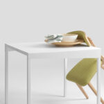 Söögilaud OBROOS METAL 80×80 valge Söögilauad Homewell 8