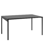 Söögilaud OBROOS METAL 140 must Söögilauad Homewell 7