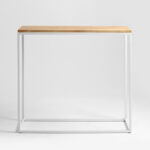 Konsoollaud Credenza JULITA 921F TÄISPUIT tamm valge Elutoamööbel Homewell 8