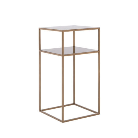 Kohvilaud TENSIO 2 FLOOR METAL 30 kuldne Elutoamööbel