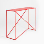Konsoollaud Credenza MEMO METAL 100 punane Elutoamööbel Homewell 10