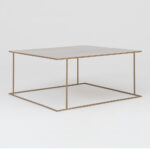 Kohvilaud WALT METAL 100×100 kuldne Elutoamööbel Homewell 13