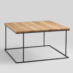 Kohvilaud WALT WOOD 100×100 tammevineer must Elutoamööbel Homewell 10