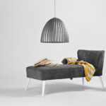 Rippvalgustid PLISSART L hõbedane Laelambid Homewell 10