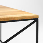 Kohvilaud MEMO WOOD 100×100 tammespoon must Elutoamööbel Homewell 9