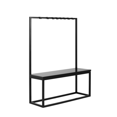 Riidenagi pingiga NEXT 120 must must Esik ja Garderoob