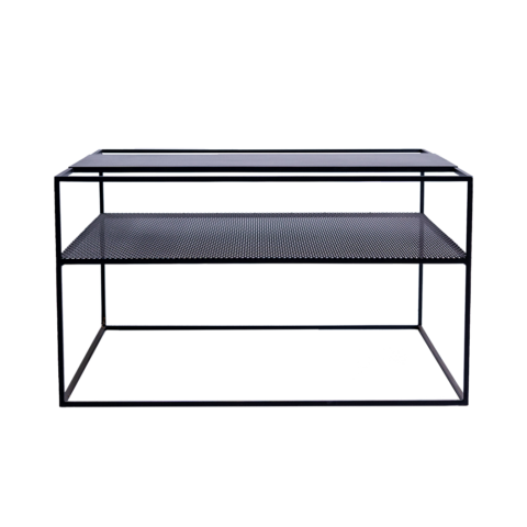 Kohvilaud MATRIX METAL 80 must Elutoamööbel